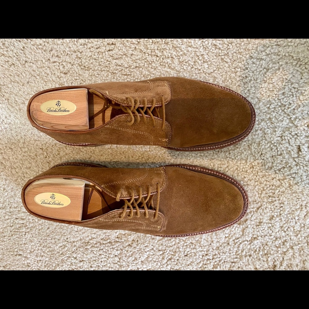 Alden Unlined Plain Toe Blucher
Snuff Suede - Picture 4 of 8